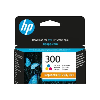 HP 300 Tri-color Ink Cartridge Rašalo Kasetė