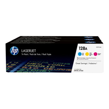 HP 128A 3-pack Cyan & Magenta & Yellow LaserJet Toner Cartridges Lazerinis Toneris