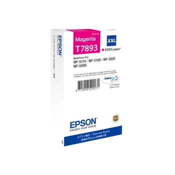 EPSON T7893 Ink Cartridge XXL Magenta Rašalo Kasetė
