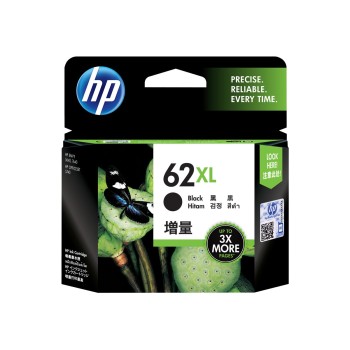 HP 62XL High Yield Black Ink Cartridge Rašalo Kasetė