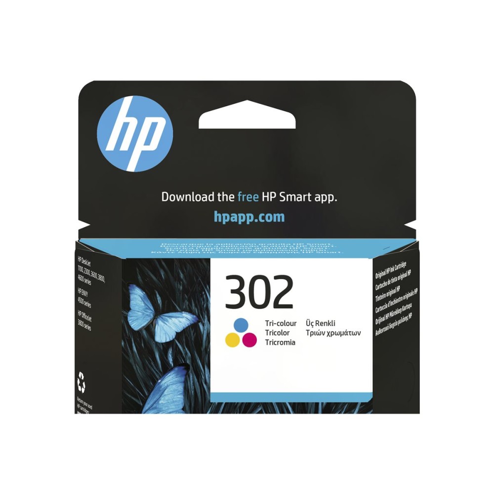 HP 302 Tri-color Ink Cartridge Rašalo Kasetė HP 302 Tri-color Ink Cartridge Rašalo Kasetė