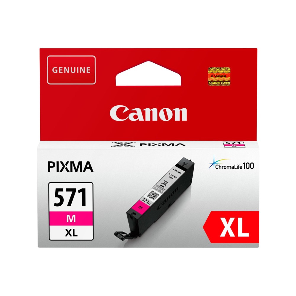 Canon CLI-571XL High Yield Magenta Ink Cartridge Rašalo Kasetė Canon CLI-571XL High Yield Magenta Ink Cartridge Rašalo Kasetė