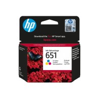 HP 651 Tri-color Ink Advantage Cartridge Rašalo Kasetė