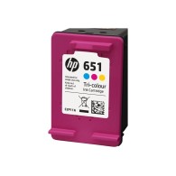 HP 651 Tri-color Ink Advantage Cartridge Rašalo Kasetė