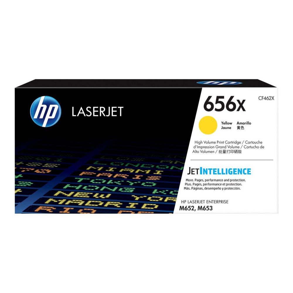 HP 656X High Yield Yellow LaserJet Toner Cartridge Lazerinis Toneris HP 656X High Yield Yellow LaserJet Toner Cartridge Lazerinis Toneris