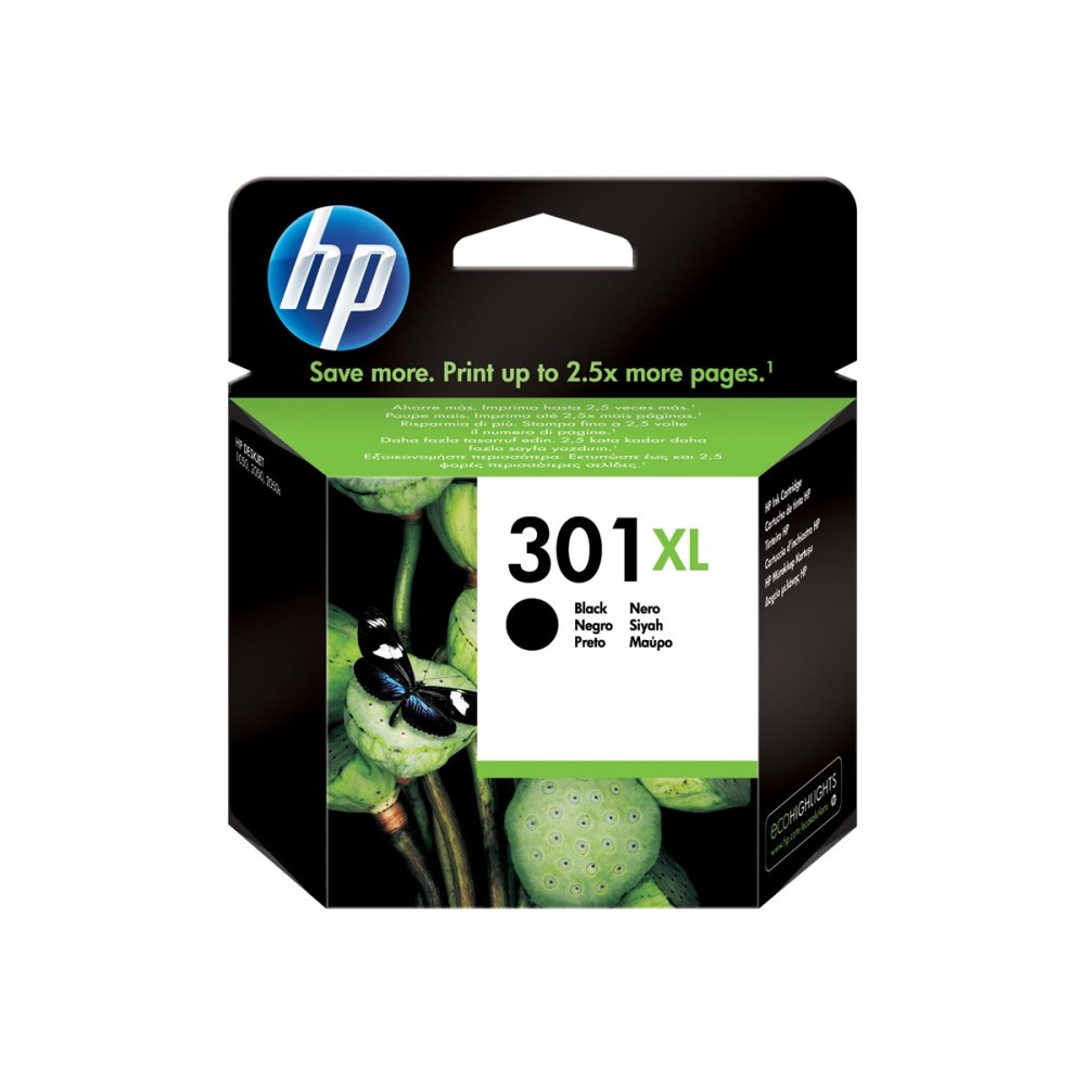 HP 301XL High Yield Black Ink Cartridge Rašalo Kasetė HP 301XL High Yield Black Ink Cartridge Rašalo Kasetė