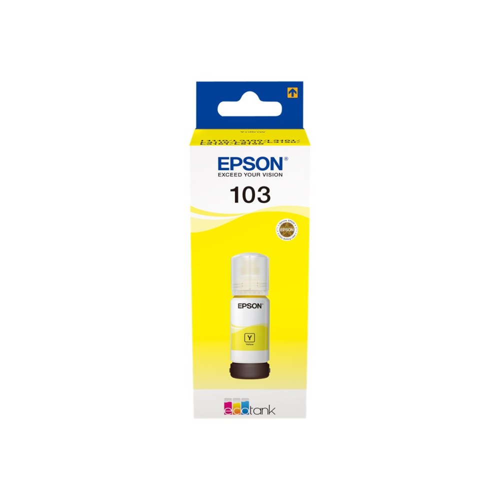 EPSON 103 EcoTank Yellow Ink Bottle (65 ml) Rašalas EPSON 103 EcoTank Yellow Ink Bottle (65 ml) Rašalas