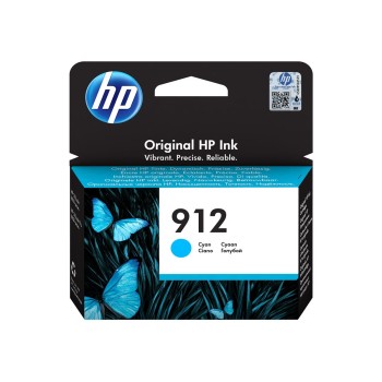 HP 912 Cyan Ink Cartridge Rašalo Kasetė
