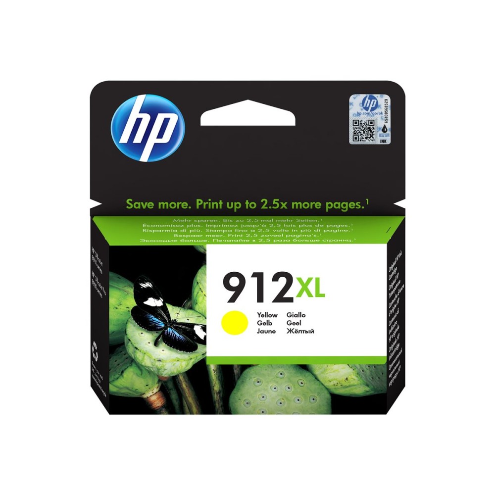 HP 912XL High Yield Yellow Ink Cartridge Rašalo Kasetė HP 912XL High Yield Yellow Ink Cartridge Rašalo Kasetė