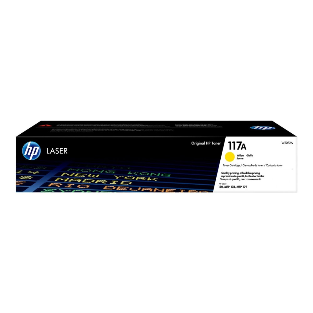 HP 117A Yellow Laser Toner Cartridge Lazerinis Toneris HP 117A Yellow Laser Toner Cartridge Lazerinis Toneris