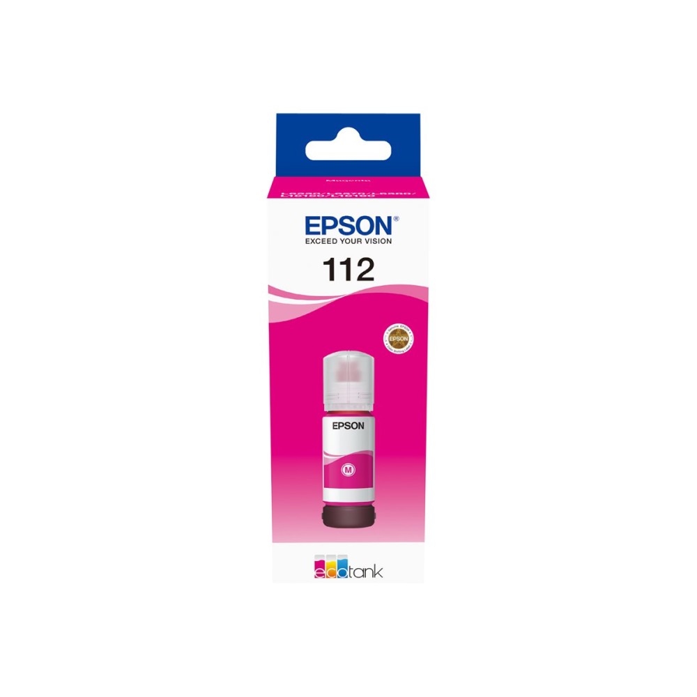 EPSON 112 EcoTank Pigment Magenta Ink Bottle (70 ml) Rašalas EPSON 112 EcoTank Pigment Magenta Ink Bottle (70 ml) Rašalas