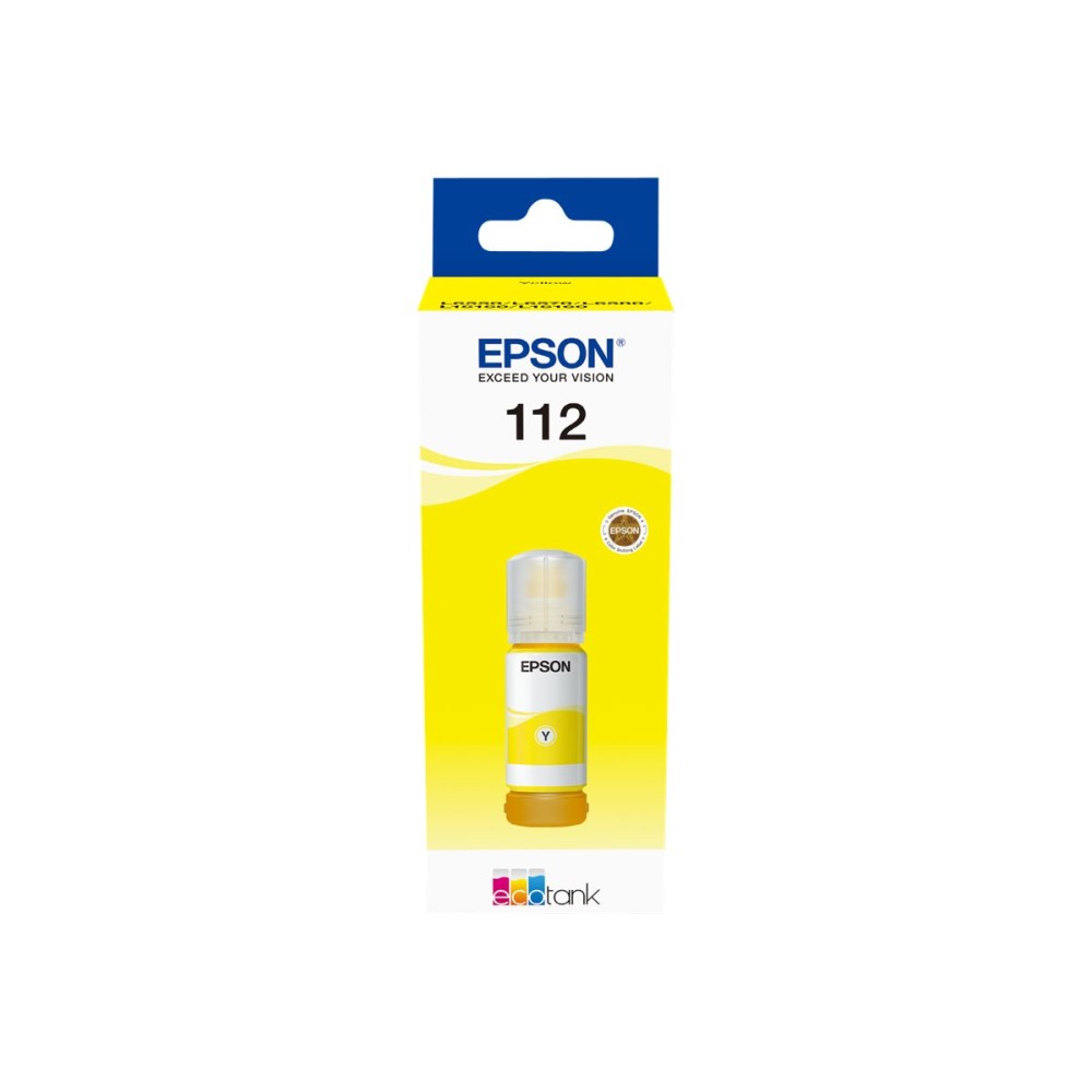 EPSON 112 EcoTank Pigment Yellow Ink Bottle (70 ml) Rašalas EPSON 112 EcoTank Pigment Yellow Ink Bottle (70 ml) Rašalas