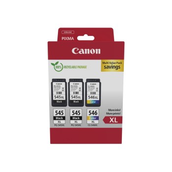 Canon PG-545XL x2 & CL-546XL High Yield BK/C/M/Y Ink Cartridge Multi Pack Rašalo Kasetė