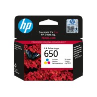 HP 650 Tri-color Ink Advantage Cartridge Rašalo Kasetė