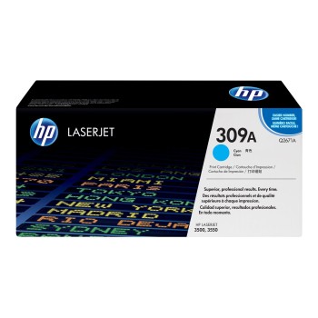HP 309A Cyan LaserJet Toner Cartridge Lazerinis Toneris