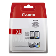 Canon PG-545XL & CL-546XL High Yield Ink Cartridge + Photo Paper Value Pack Rašalo Kasetė