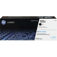 HP 135X High Yield Black LaserJet Toner Cartridge Lazerinis Toneris