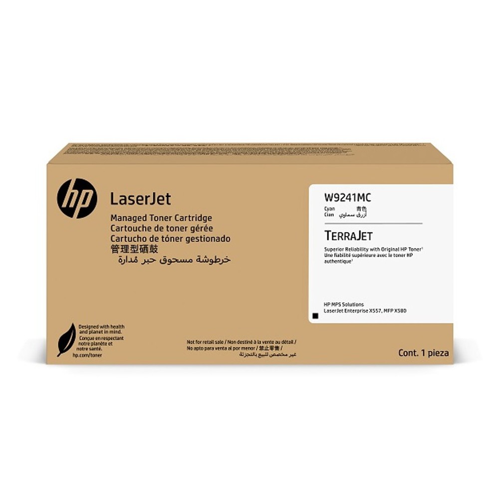 HP W9241MC Cyan Managed LaserJet Toner Cartridge Lazerinis Toneris HP W9241MC Cyan Managed LaserJet Toner Cartridge Lazerinis Toneris